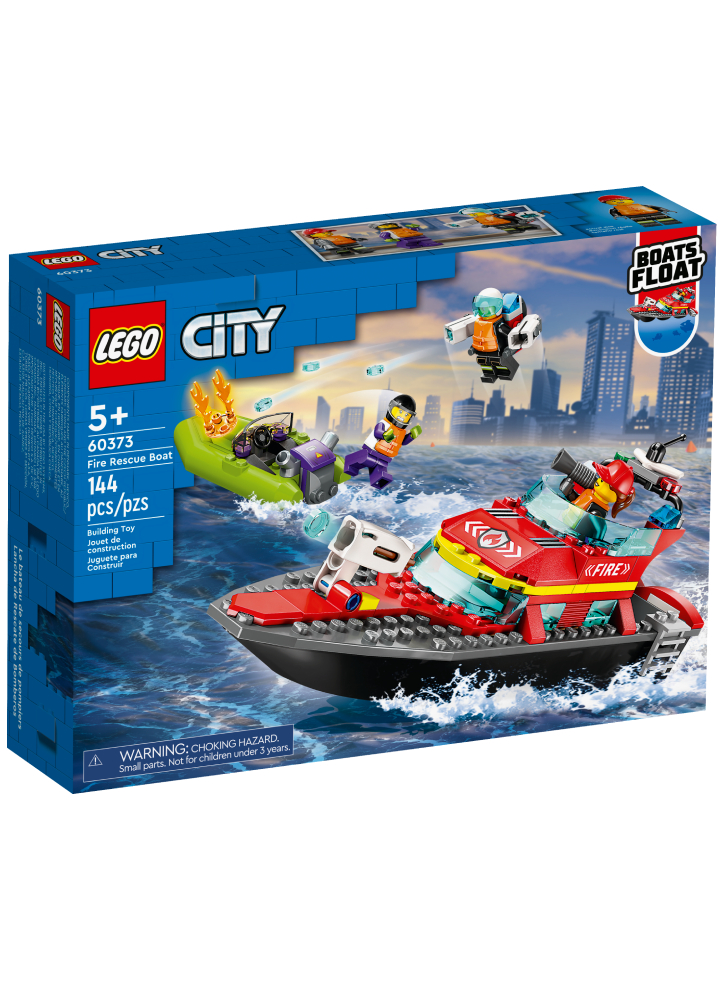 LEGO City Fire Rescue Boat (60373)