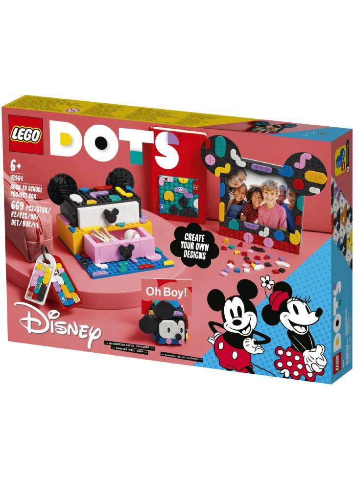 LEGO Dots Mickey Mouse & Minnie Mouse Back-to-School (41964)