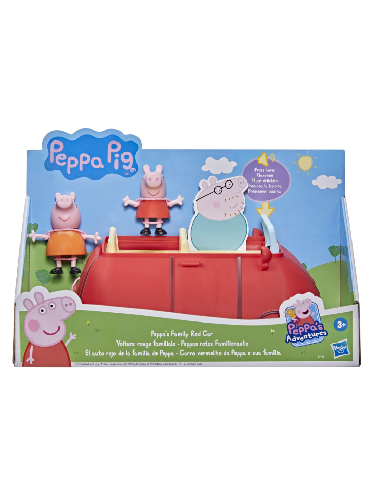 Masina rosie a familiei Peppa Pig (F2184)