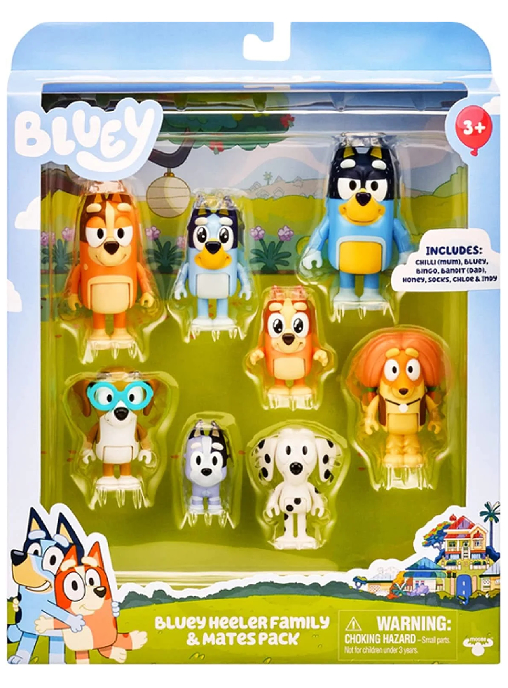 Set Bluey Family & Pack 90128