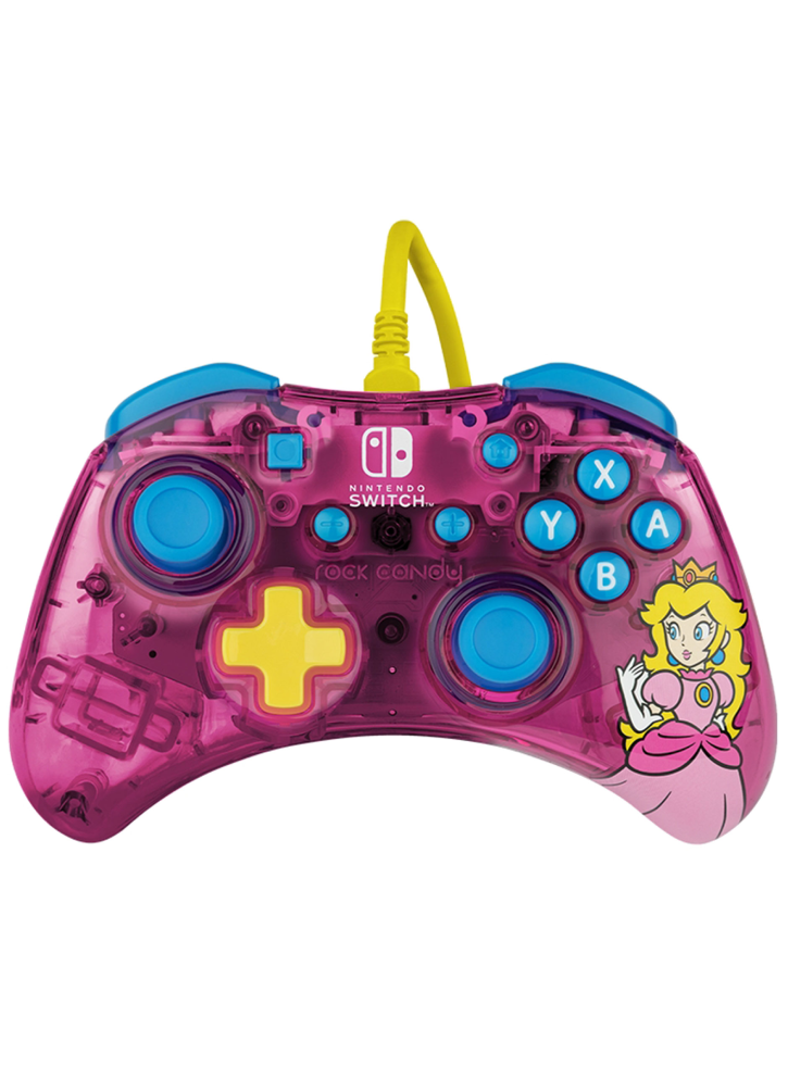 Controller Rock Candy Wired Peach - Nintendo Switch