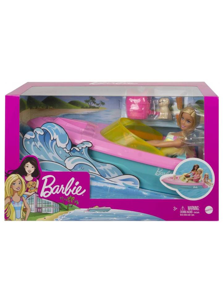 Papusa Barbie and Boat (GRG30)