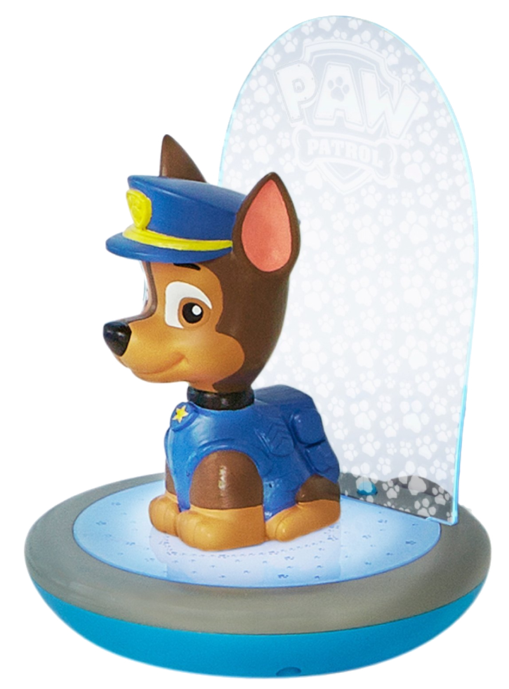 Paw Patrol Chase Kids Magic Bedside Night Light, Torch and Projector 10043