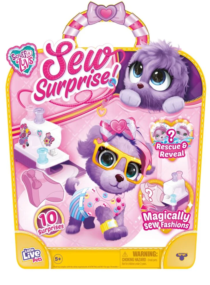 Plus Scruff-a-Luvs Sew Wow Purple (30384)