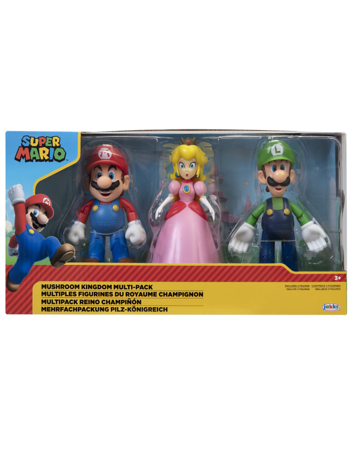 Set Super Mario Mushroom Kingdom 10cm 64511 4L