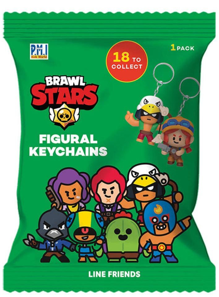 Keychain Random P.m.i. Brawl Stars 1 Pack (s1) (brw8010)