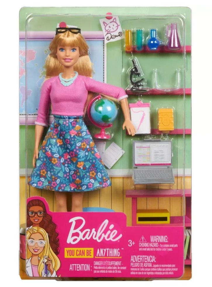 Papusa Barbie Blonde Teacher (GJC23)