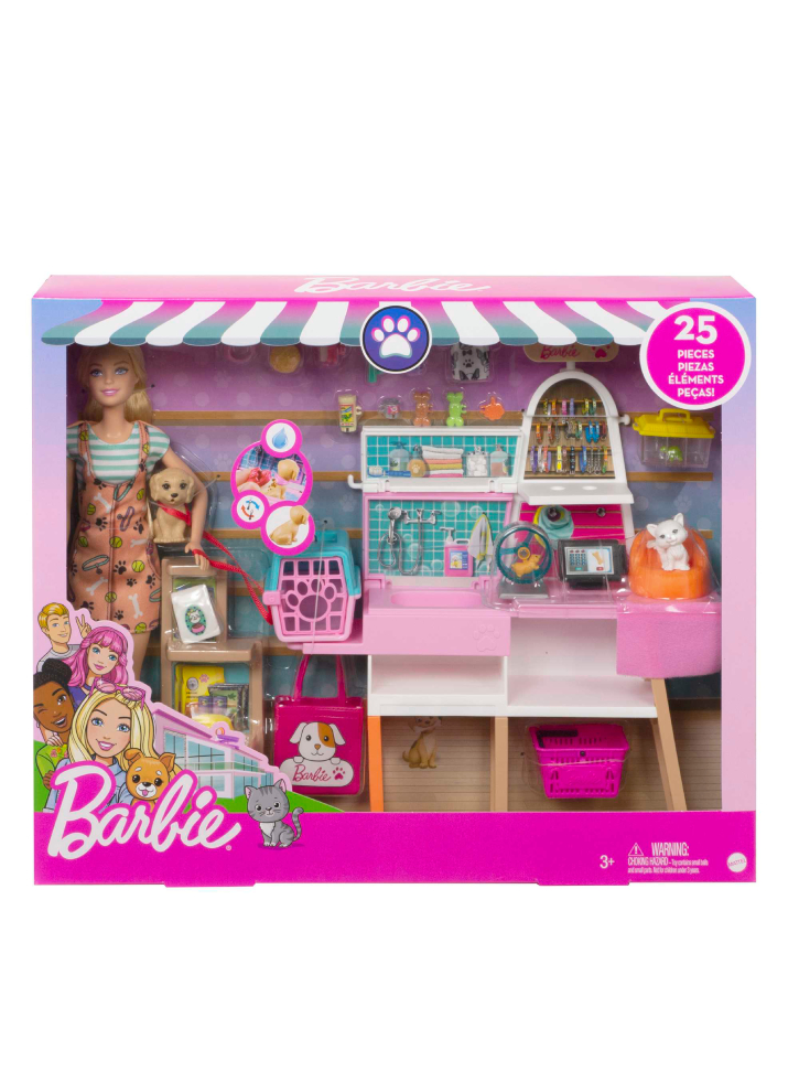 Papusa Barbie & Pet Supply Store (GRG90)