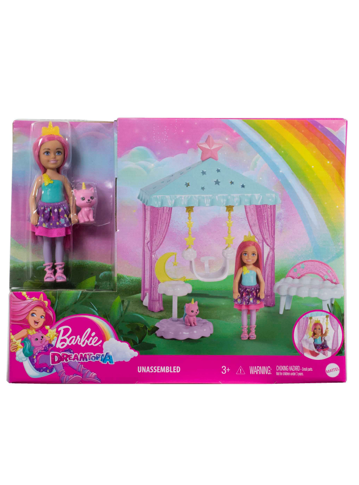 Papusa Barbie Dreamtopia Chelsea Nurturing Fantasy (HLC27)