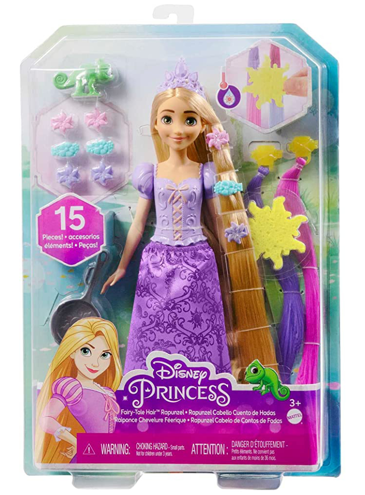 Papusa Disney Princess Fairy-Tale Hair Rapunzel (HLW18)