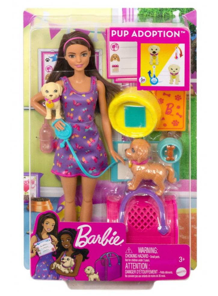 Papusa Barbie & Pup Adoption Set (HKD86)