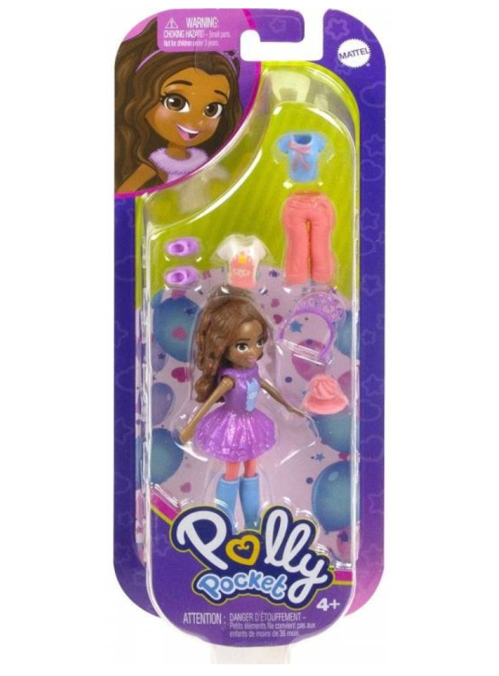 Papusa Polly Pocket Lama Fashion Dark Skin (HKV85)