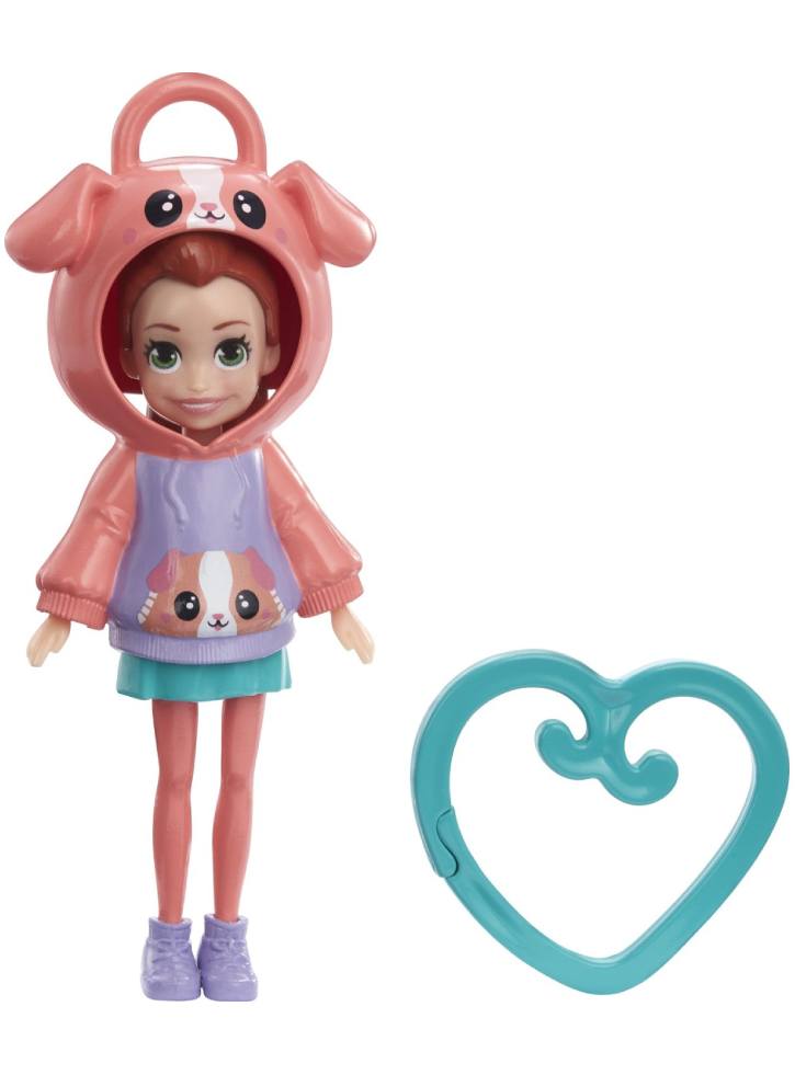 Papusa Polly Pocket Hoodie Buddy Puppy (HKW01)