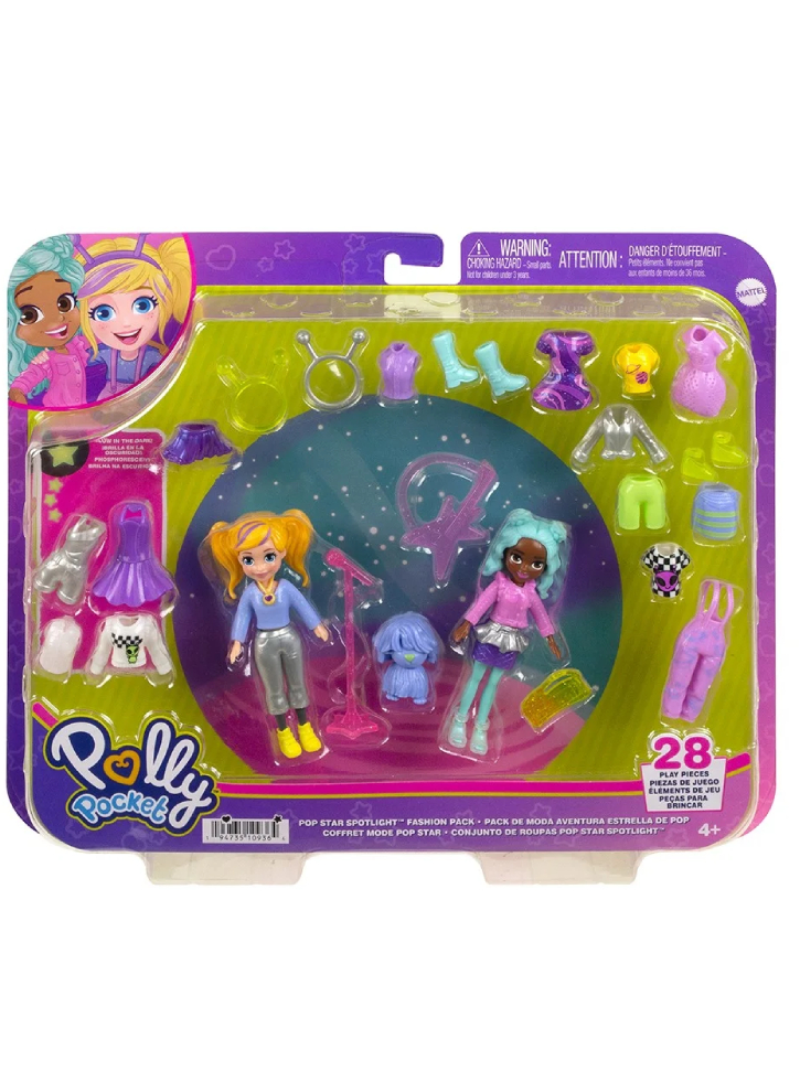 Set Polly Pocket Pop Star Spotlight Fashion (HKV97)