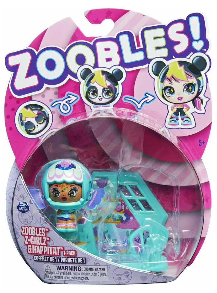 Spin Master Zoobles Z-Girlz Happitat Green Fish Girl (20134942)