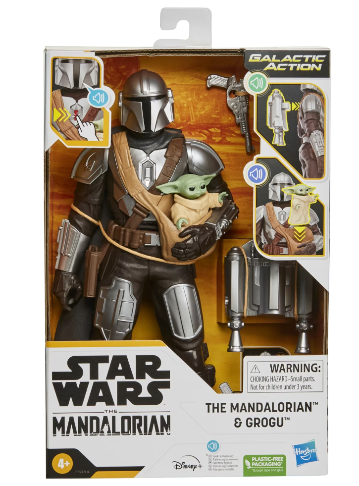 Star Wars The Mandalorian Galactic Action The Mandalorian Grogu F5194