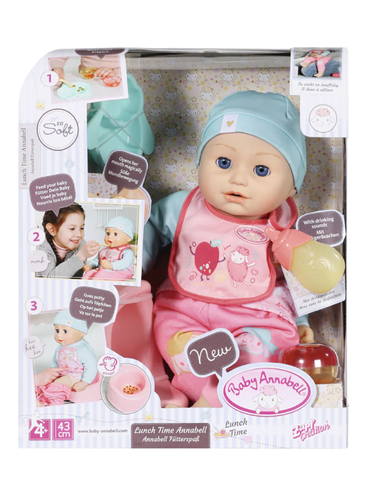 Papusa Baby Annabell Lunch Time Annabell 43cm (702987)