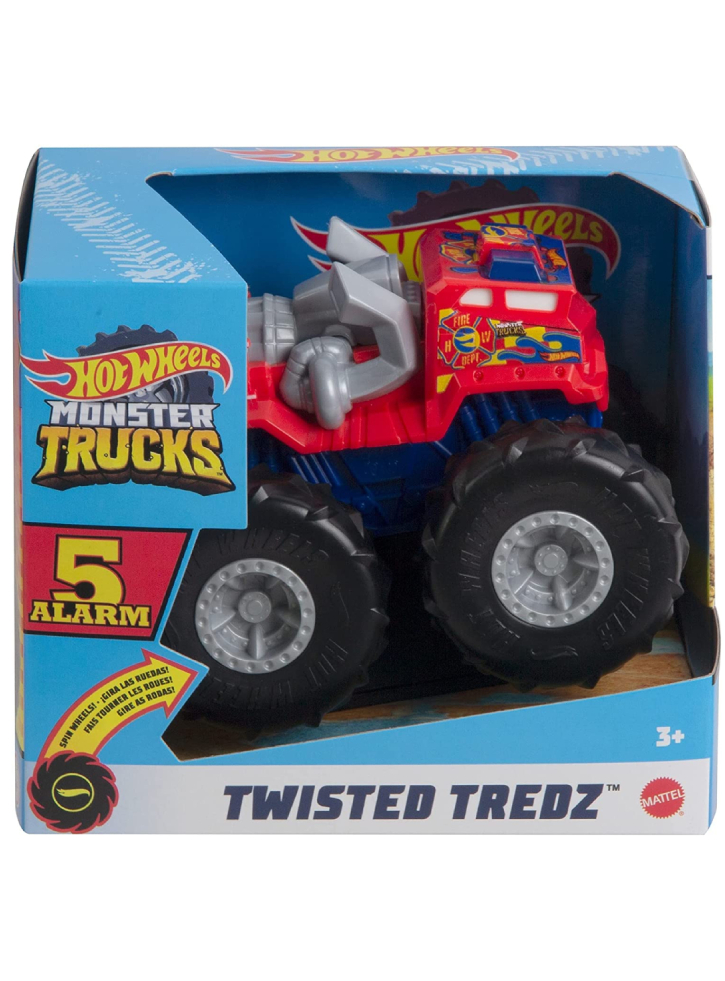 Hot Wheels Monster Trucks Twisted Tredz 1:43 5 Alarm (GVK41)