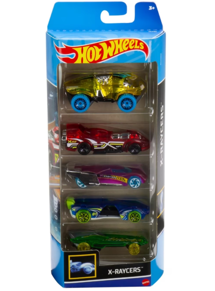 Set 5 Hot Wheels X-Raycers (HLY64)