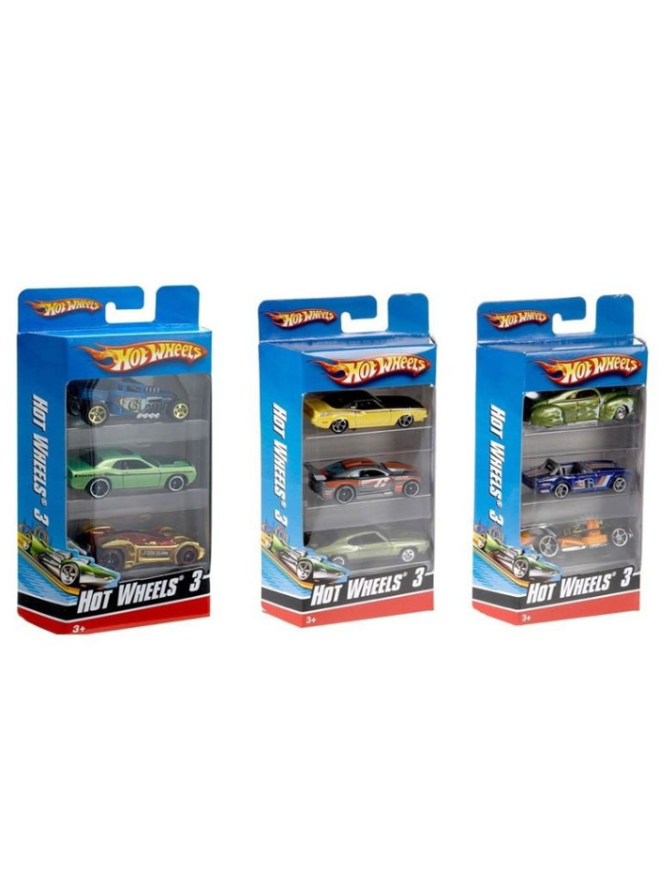 Set 3 Hot Wheels (Random) (K5904)