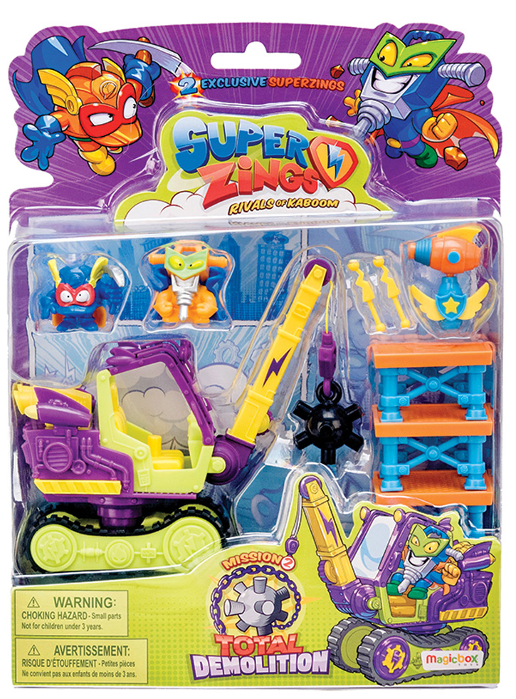 Set Superzings Rivals of Kaboom Mission 2 Total Demolition (1013-61217)