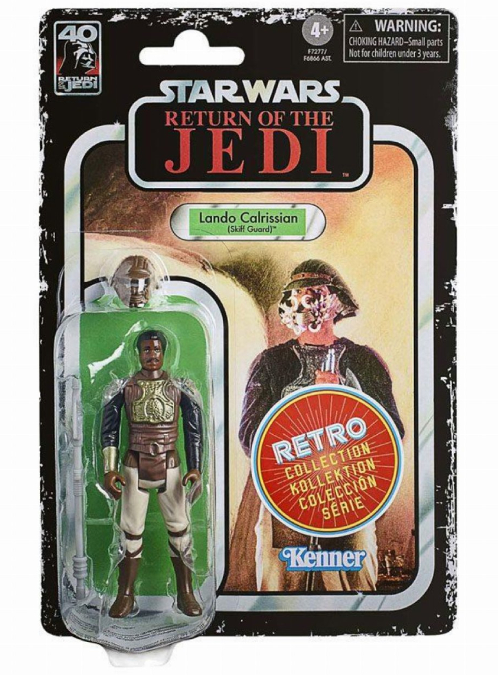 Star Wars Return of the Jedi Retro Collection Lando Calrissian Skiff Guard 10cm F7277