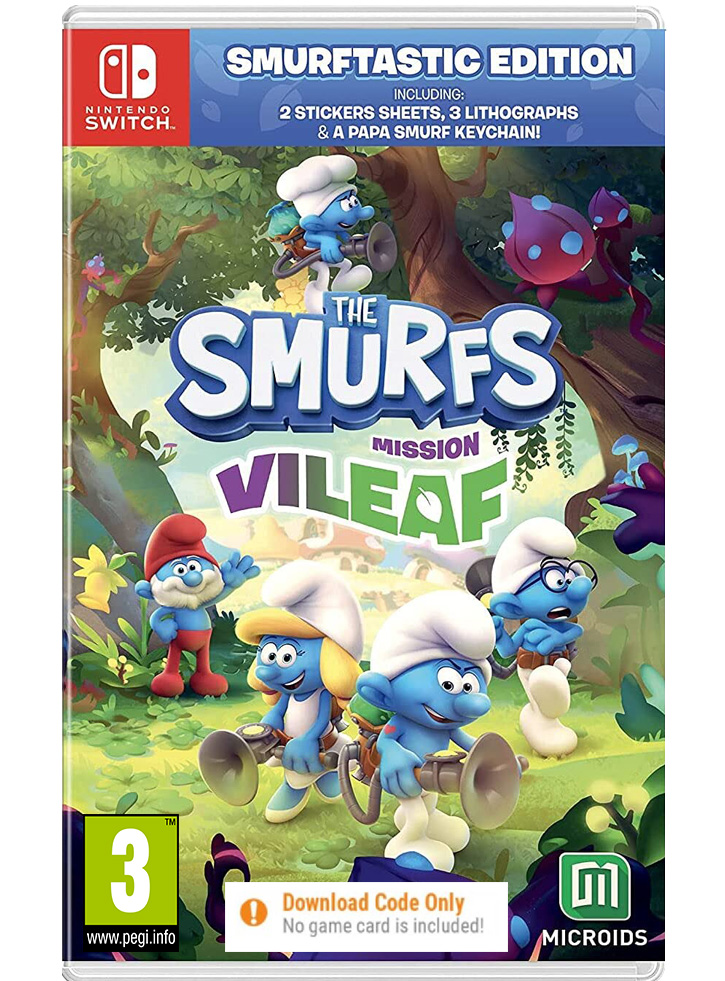 The Smurfs Mission Vileaf Smurftastic Edition Нинтендо Суич