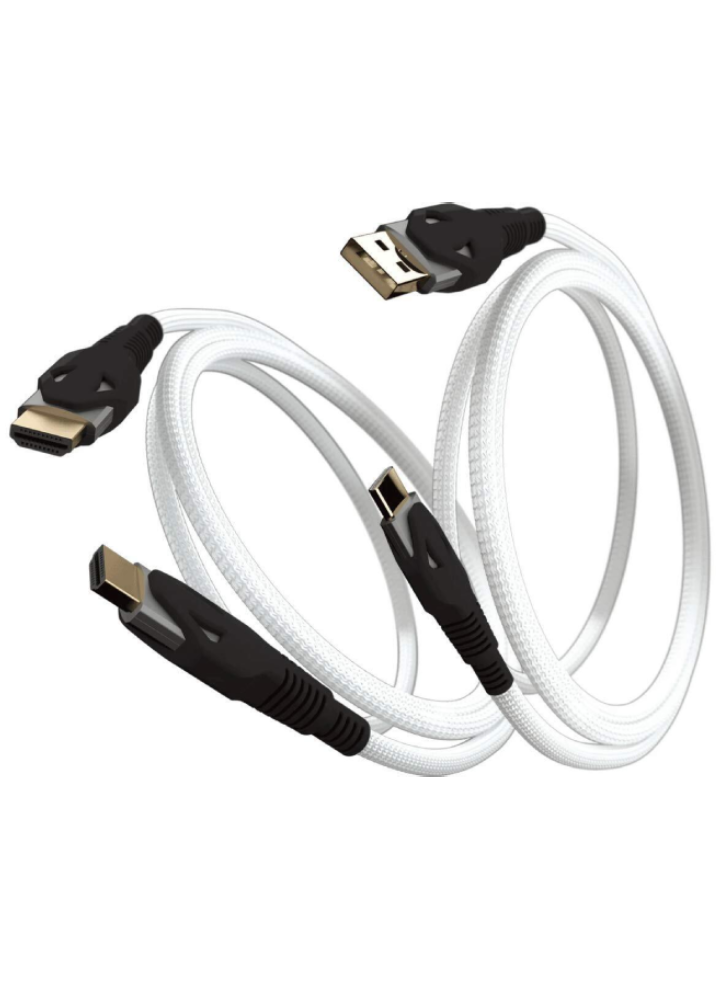 Gioteck Premium HDMI & USB-C Cable Pack (Uni) PS5