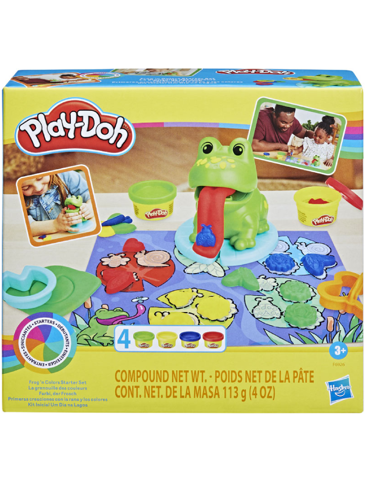 Set Plastilina Play-Doh Frog\'n Colors Starter (F6926)