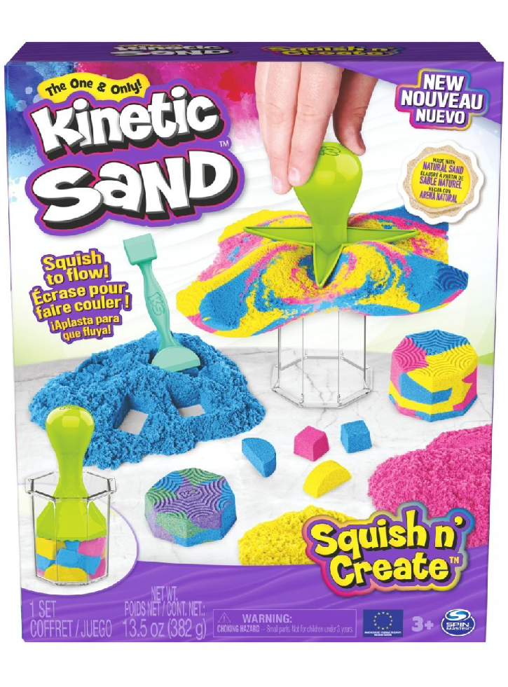 Set Plastilina Kinetic Sand Squish\'n Create (6065527)