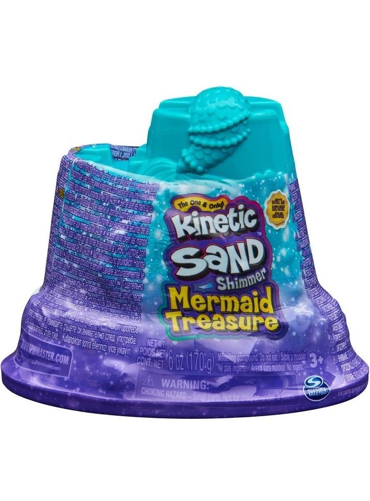 Plastilina Kinetic Sand Shimmer Mermaid Treasure Container (6064334)