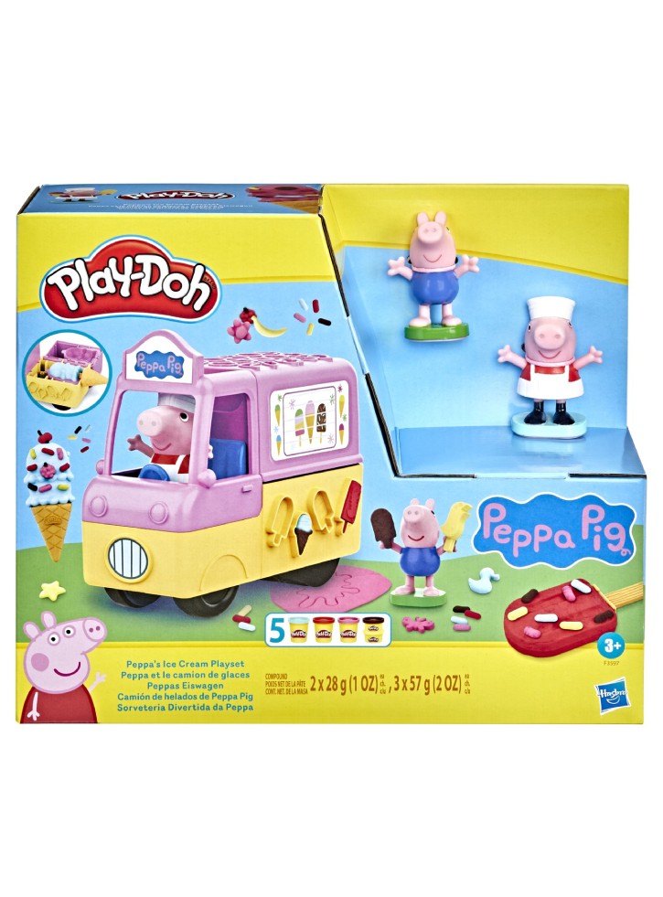 Set Plastilina Play-Doh Peppa Pig Peppas Ice Cream (F3597)