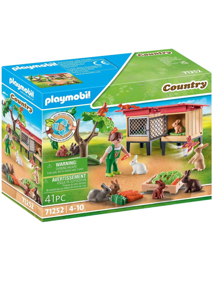 Set Playmobil Rabbit hutch (71252)