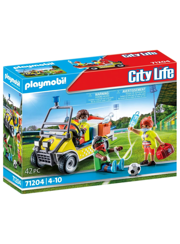 Set Playmobil Rescue car (71204)