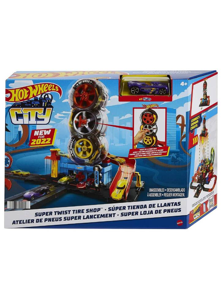 Set Hot Wheels Super Twist Tire Shop (HDP02)