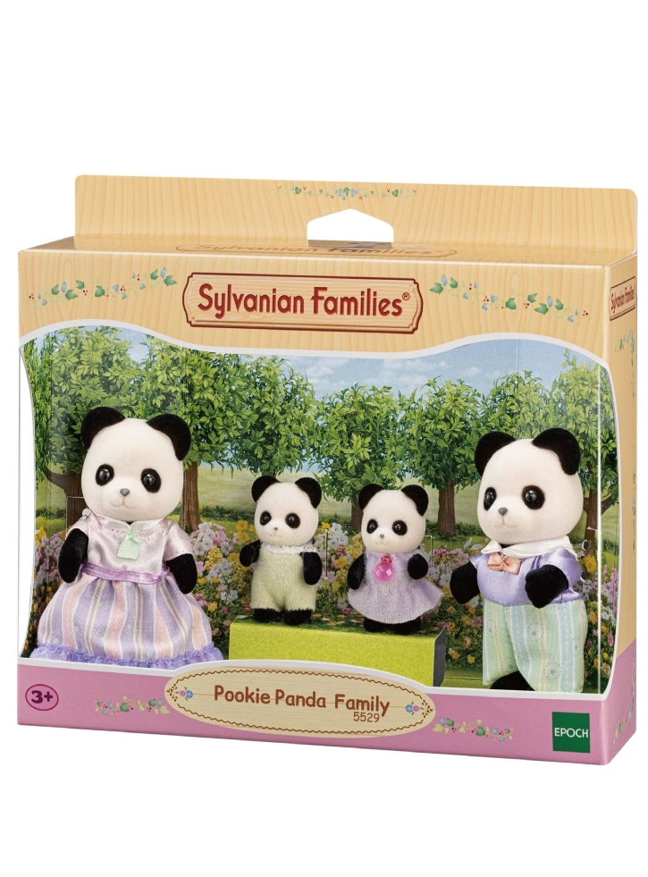 Sylvanian Families Pookie Panda Family 5529