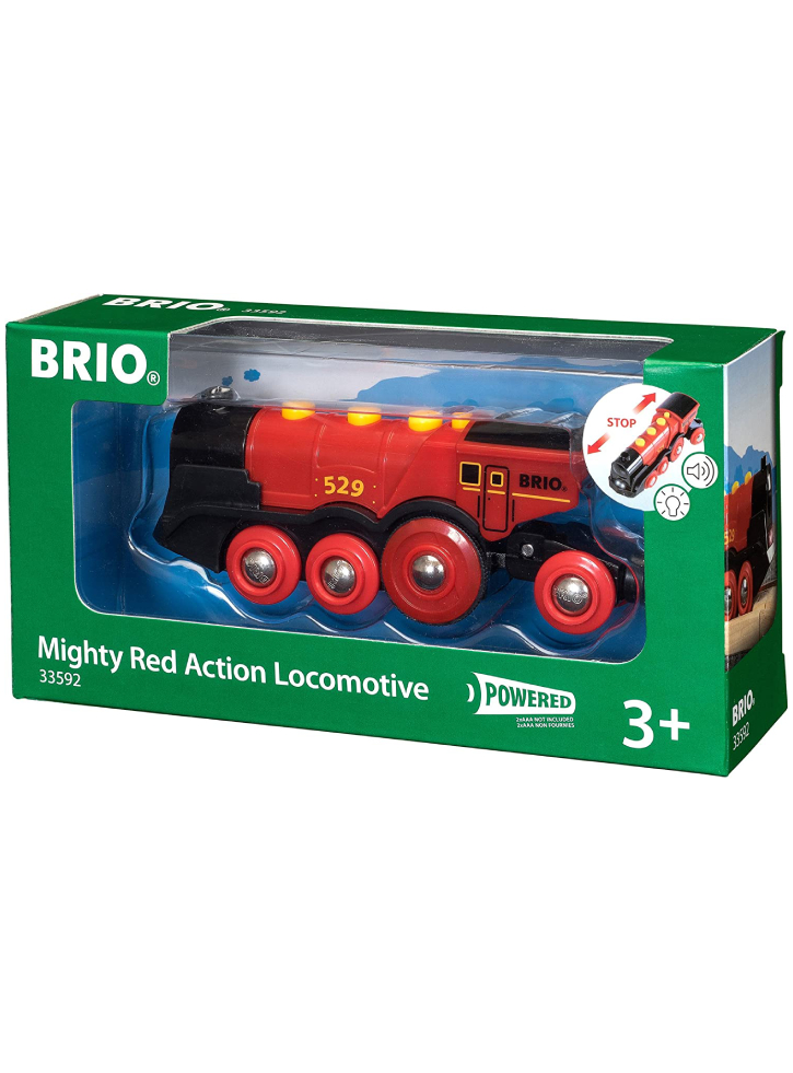 Locomotiva BRIO Mighty Red Action (33592)