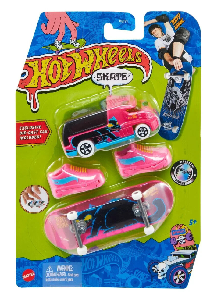 Set Hot Wheels Skate Tony Hawk Exclusive Car & Board Rapid Response (HGT79)