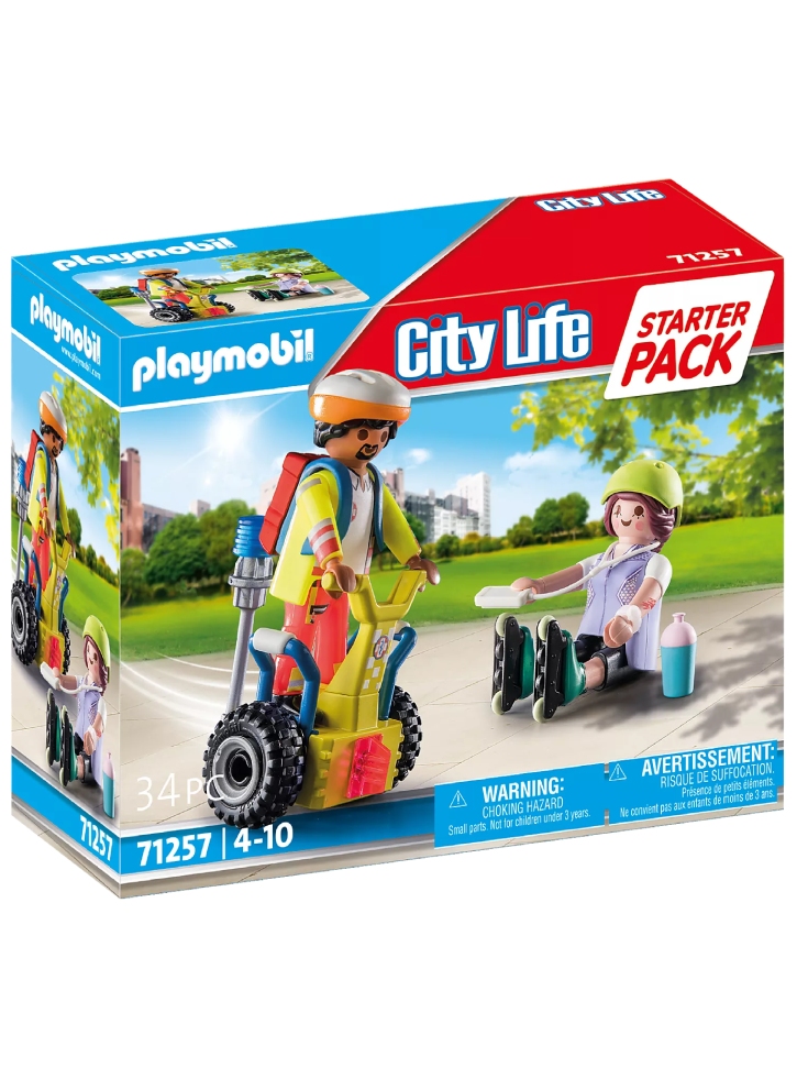 Set Playmobil Rescue with Balance Racer (71257)