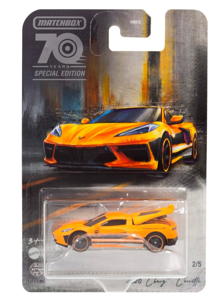 Vehicul Moving Parts 70 Years Special Edition 2020 Chevy Corvette (HMV14)