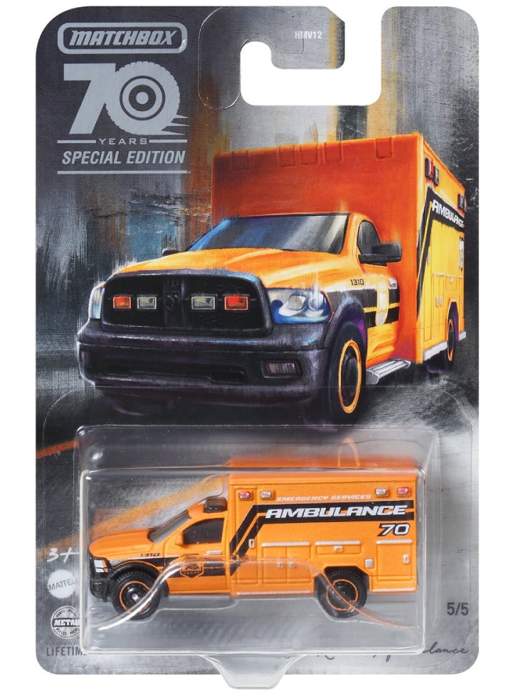 Vehicul Moving Parts 70 Years Special Edition 2019 Ram Ambulance (HMV17)