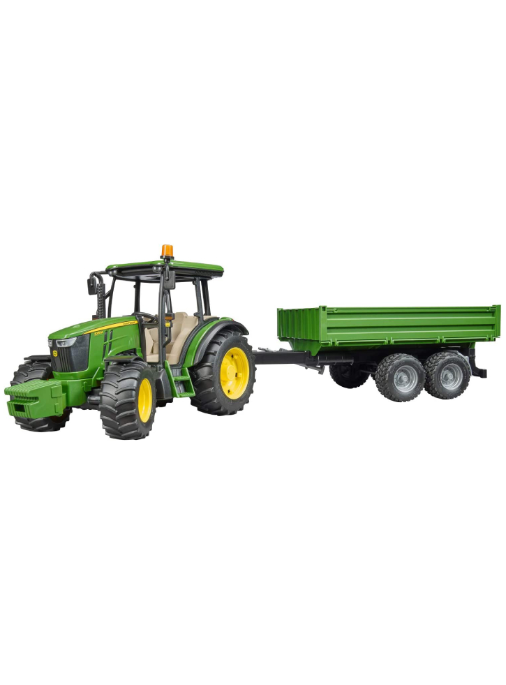 Tractor Bruder John Deere 5115 M & Tipping Trailer (BR2108)