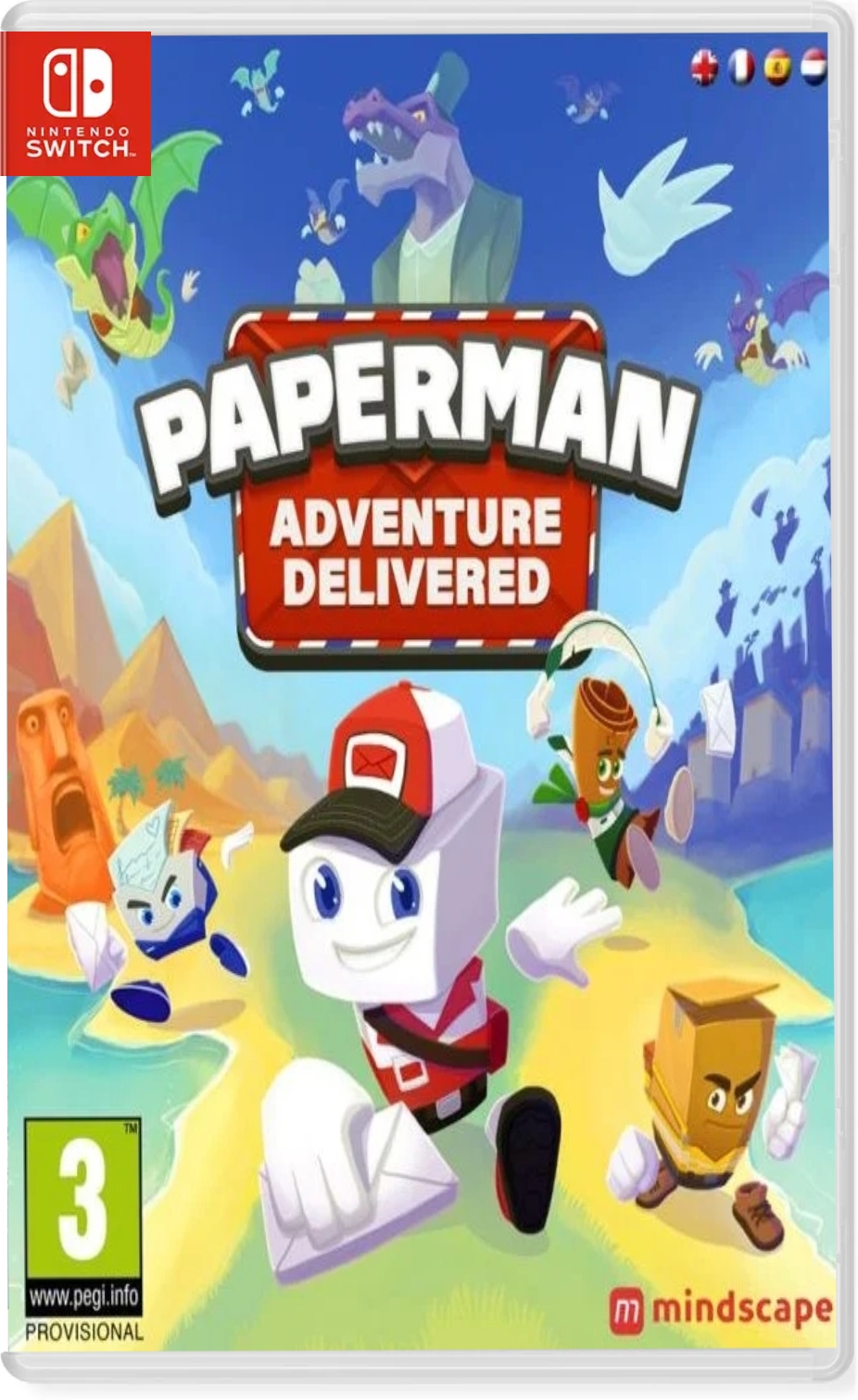 Paperman Adventure Delivered Нинтендо Суич