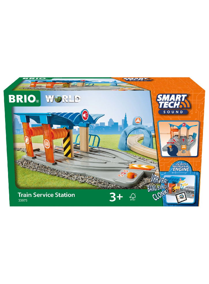 Set BRIO Smart Tech Sound Train Service Station (33975)