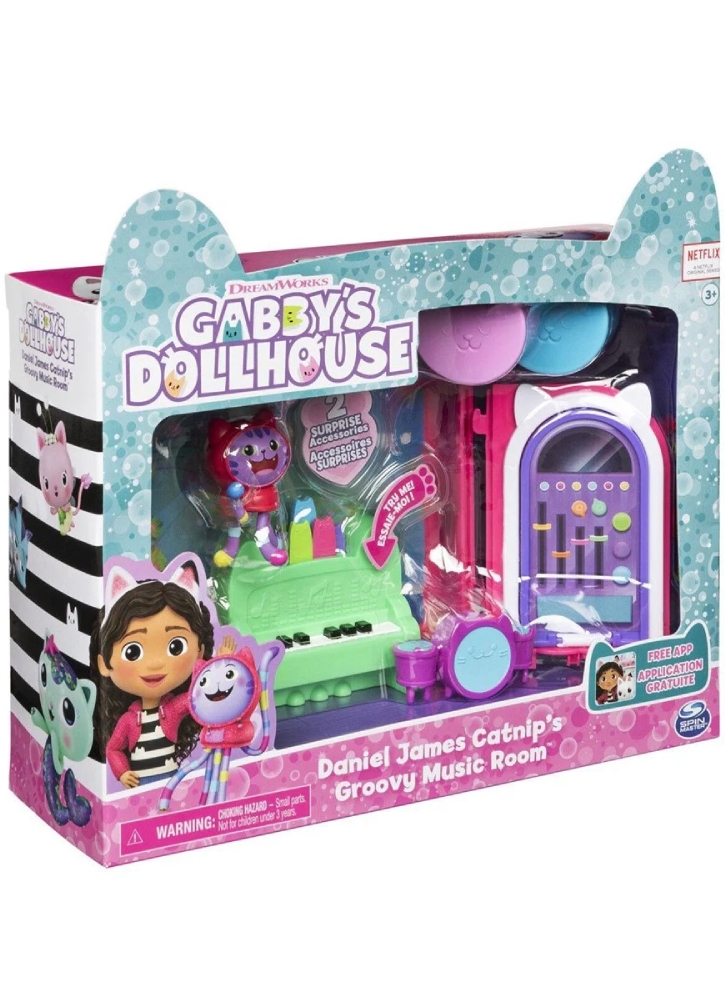 Set Gabbys Dollhouse Deluxe Music Room - DJ Catnips (6065830)