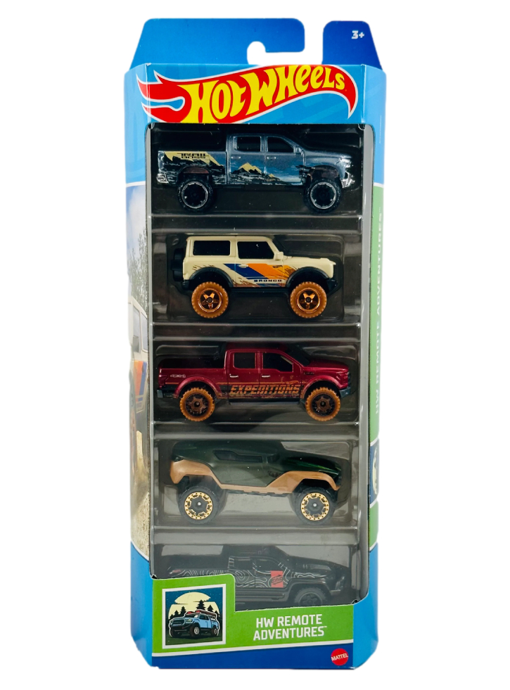 Hot Wheels - HW Remote Adventures (Set Of 5) (HLY74)