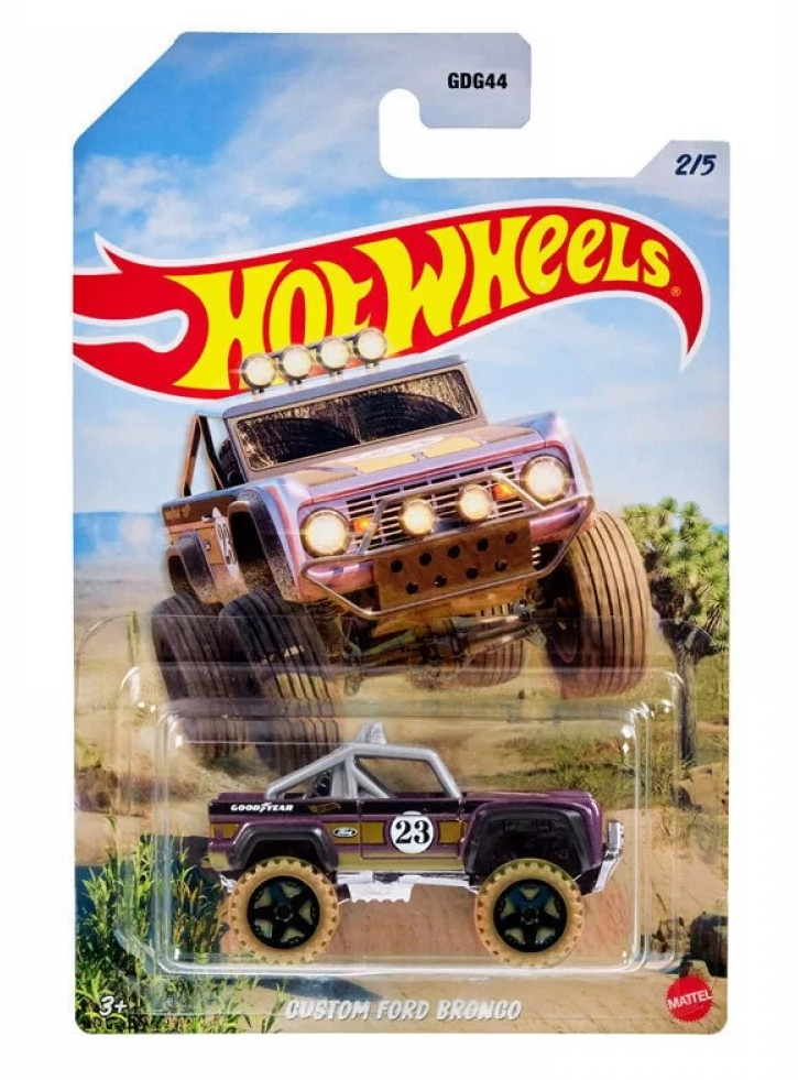 Hot Wheels Baja Cars 4X4 - Custom Ford Bronco HLK21