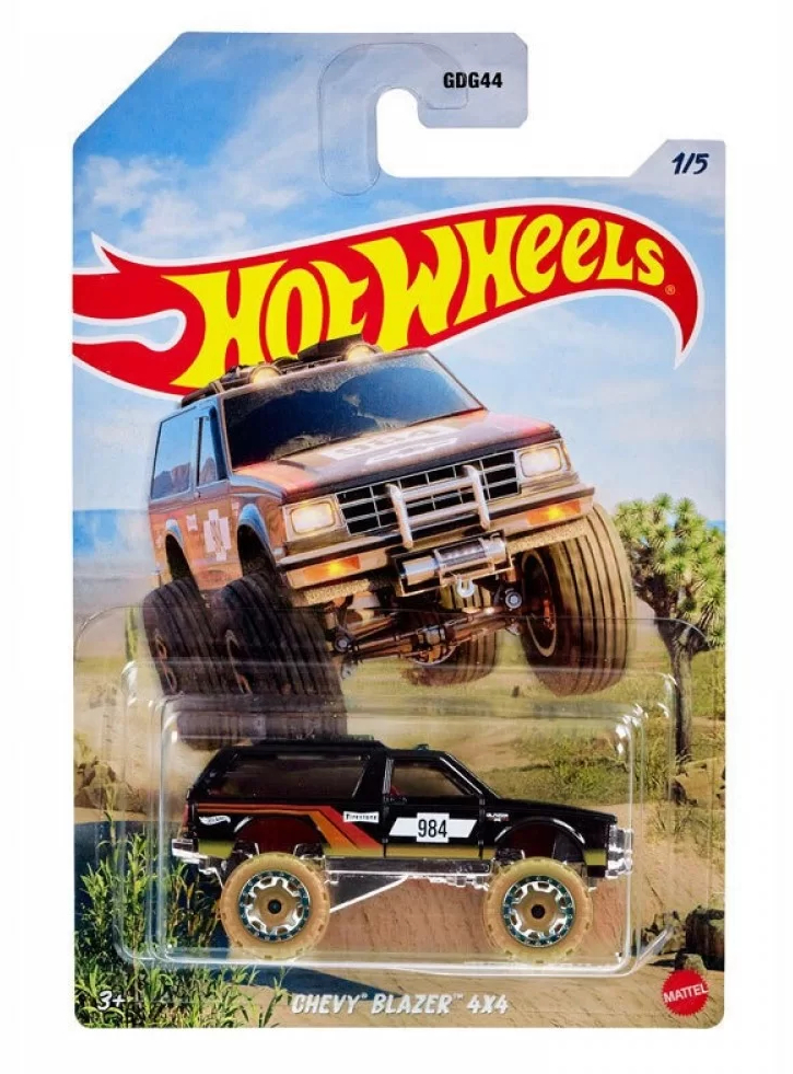 Hot Wheels Baja Cars 4X4 - Chevy Blazer 4X4 (HLK20)