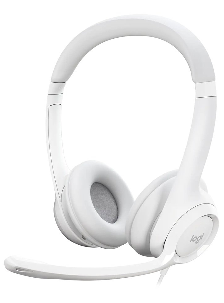 Casti Logitech H390 Wired USB-A White - PC