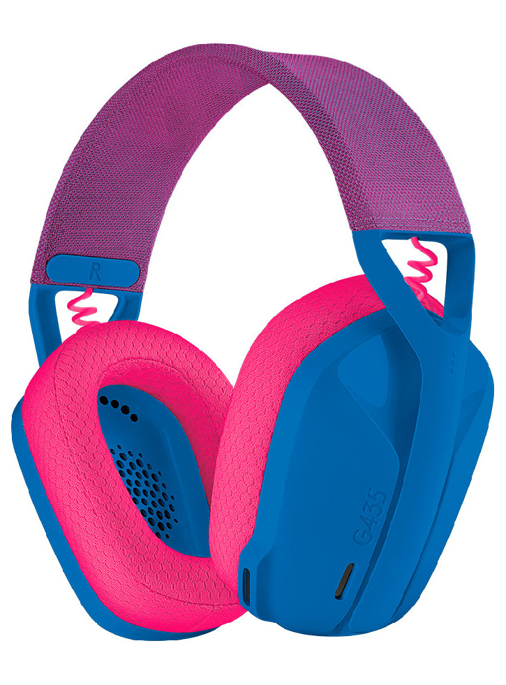 Casti Logitech G435 Lightspeed Wireless Gaming Blue/Pink PC